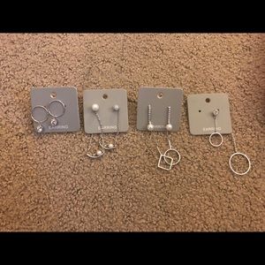 Earrings! 3 pairs + one pair missing a side.
